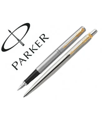 Conjunto Parker Duo Jotter Aço GT Esferográfica + Caneta 2093257