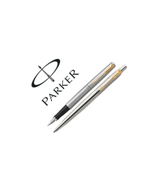 Conjunto Parker Duo Jotter Aço GT Esferográfica + Caneta 2093257