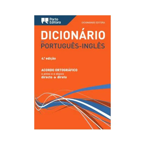 Dicionário Editora de Português-Inglês - Versão com caixa