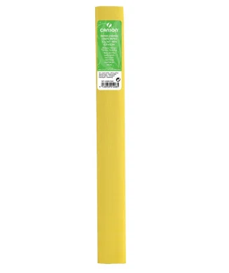 Blister c/ 1 Folha Papel Crepe Canson 0.5x2.5M 1408 Amarelo Palha