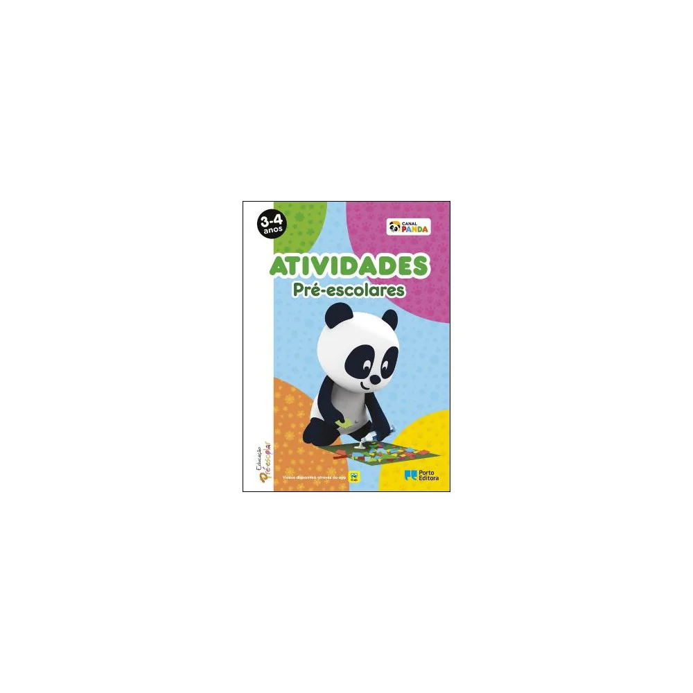 Atividades Pré-escolares Panda - 3-4 anos