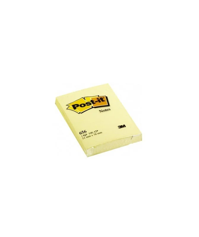 Bloco Notas Adesivas Post-It 3M Amarelo 76x51mm