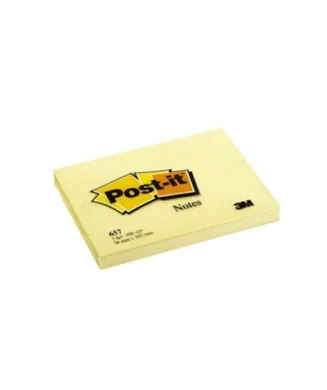 Bloco Notas Adesivas Post-It 3M Amarelo 102x76mm