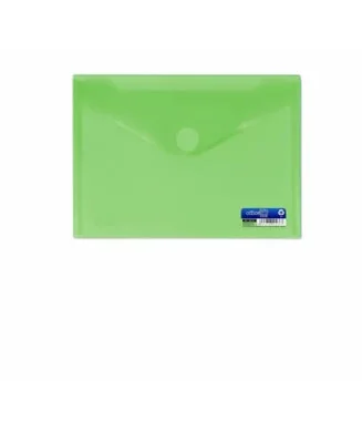 Envelope em Plástico A5 c/ Velcro 90436 Verde