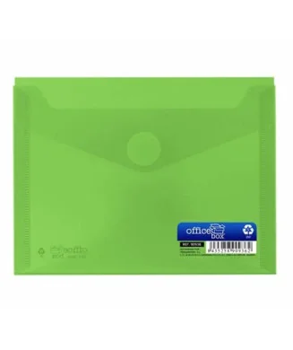 Envelope em Plástico A6 c/ Velcro 90936 Verde