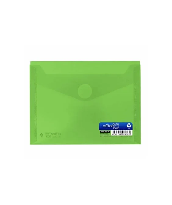 Envelope em Plástico A6 c/ Velcro 90936 Verde