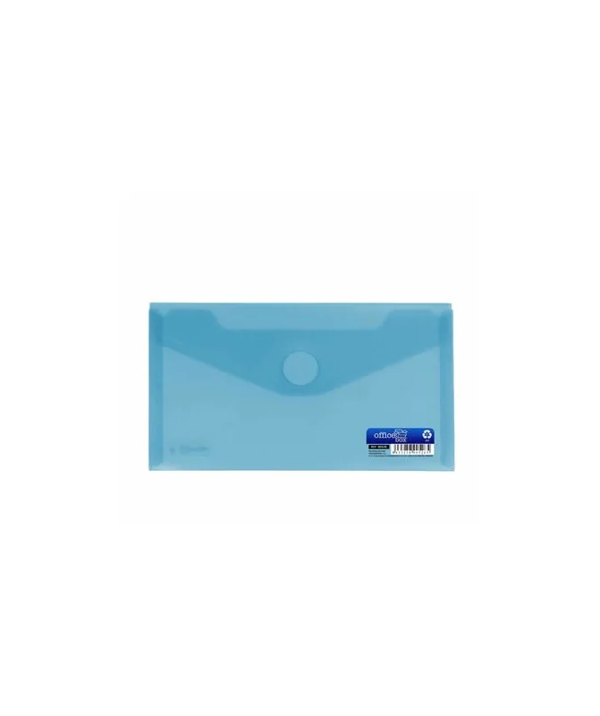 Envelope em Plástico DL c/ Velcro 90526 Azul