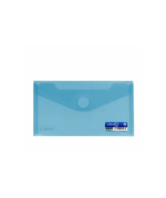 Envelope em Plástico DL c/ Velcro 90526 Azul