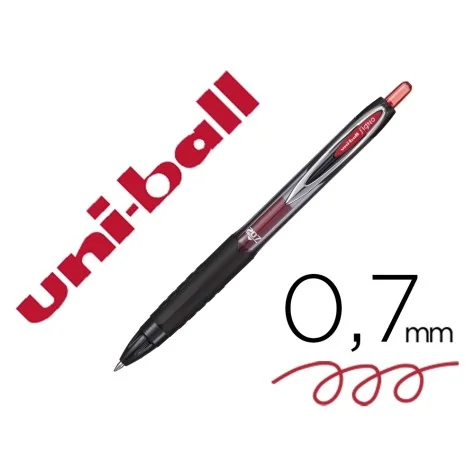 Esferográfica Gel Uniball Retractil UMN-207 Vermelho