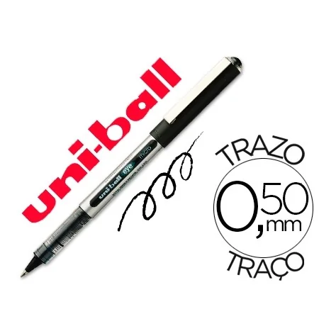 Marcador Roller Uniball Micro Eye UB-150 0,5mm Preto