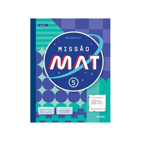 9789724756837 - Missão Mat 5 - Matemática 5º ano - Manual do Aluno