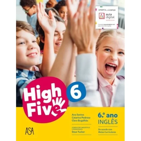 9789892341927 - High Five 6º Ano Inglês - Manual do Aluno