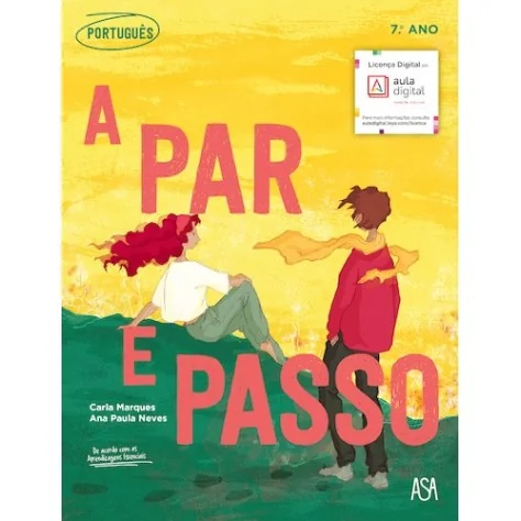 9789892349916 - A par e passo 7º Ano Português - Manual do Aluno