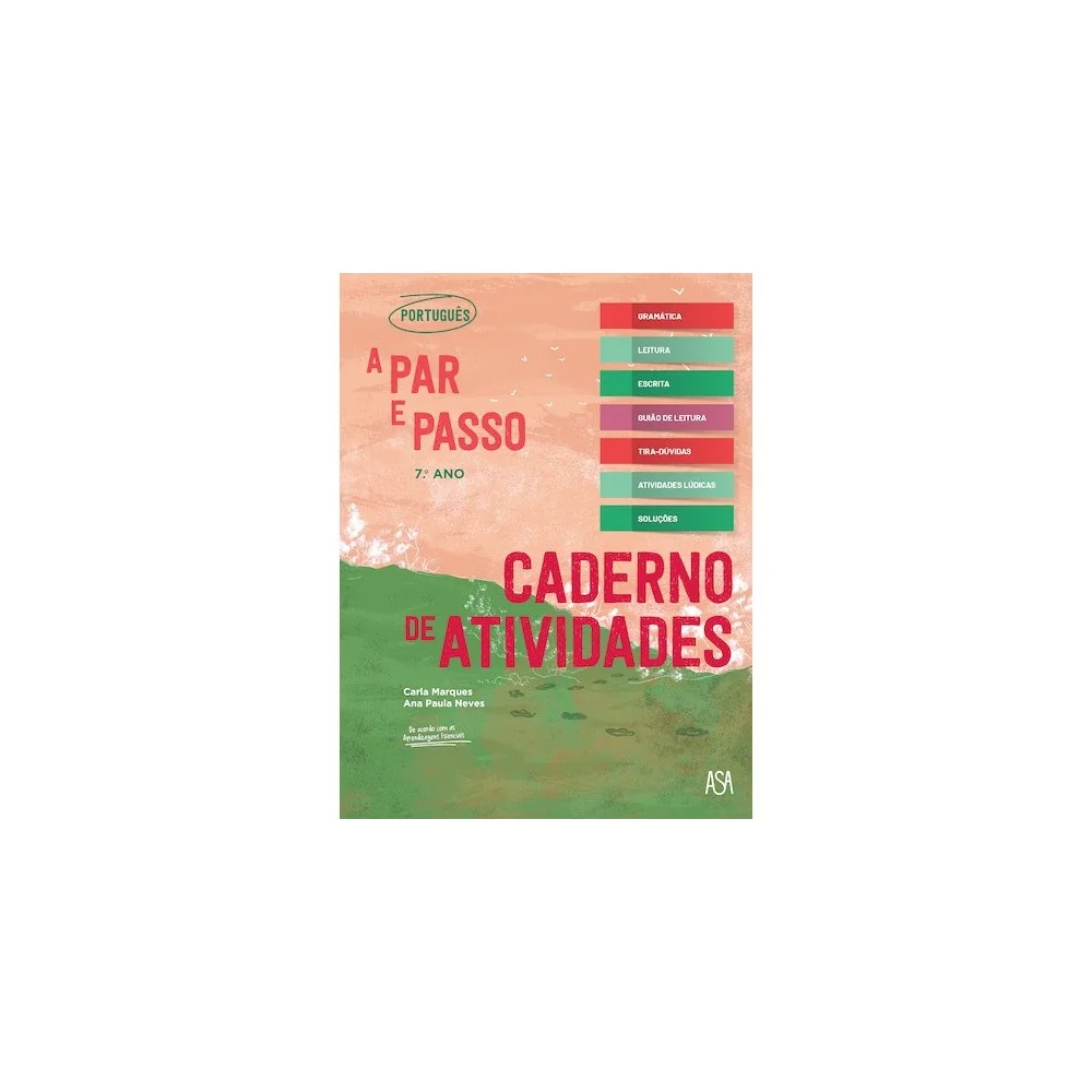 9789892349923 - A par e passo 7º Ano Português - Caderno de Atividades