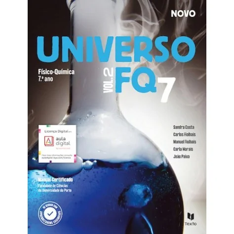 9789724756028 - Universo FQ 7º Ano Físico-Química - Manual do Aluno