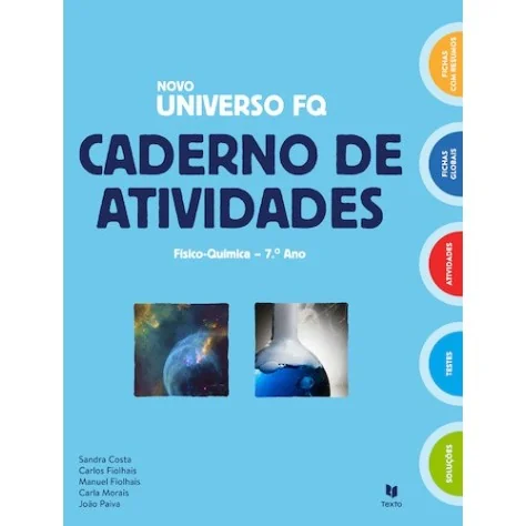 9789724756035 - Universo FQ 7º Ano Físico-Química- Caderno de Atividades