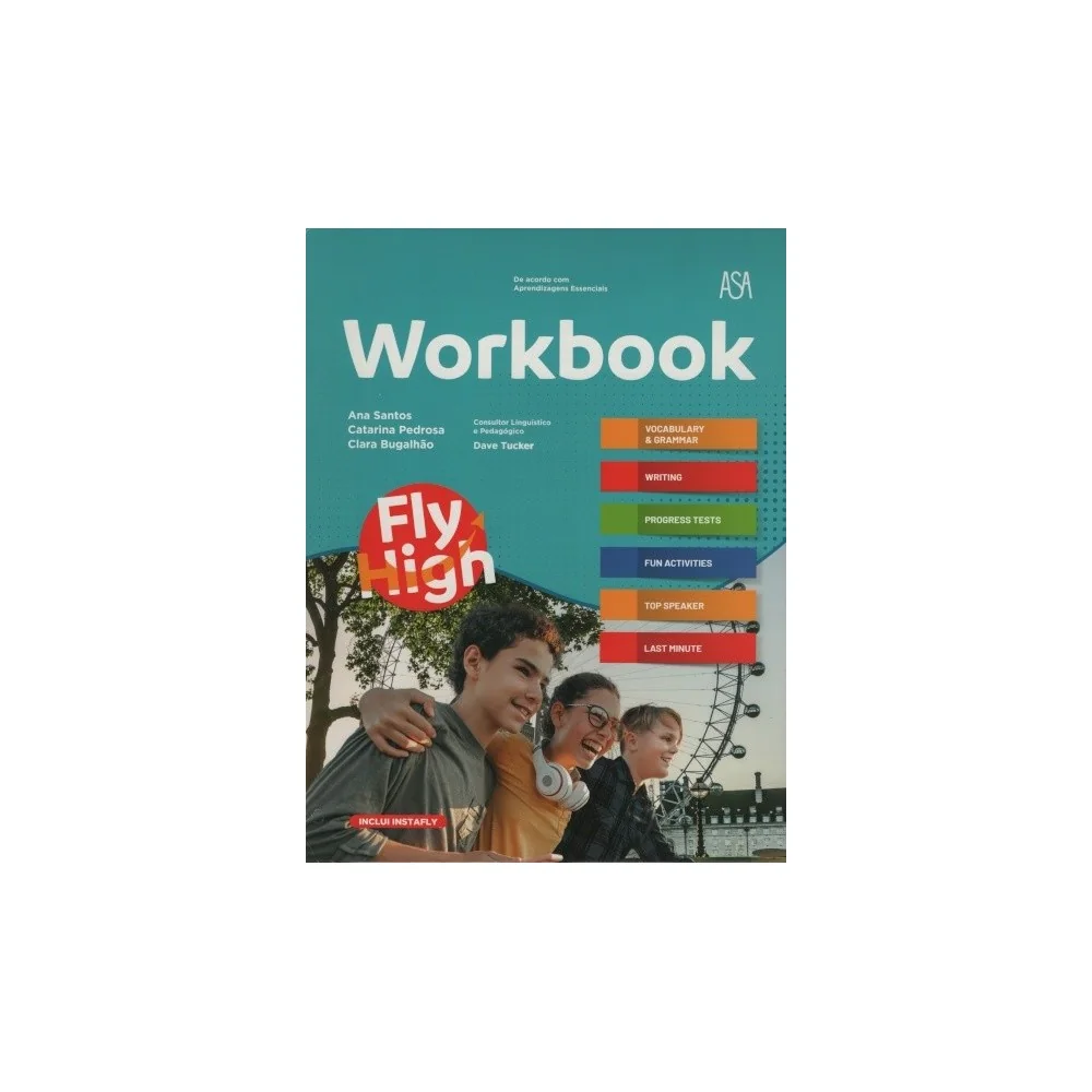 9789892349961 - Fly High 7º Ano Inglês Workbook - Caderno de Atividades