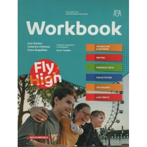 9789892349961 - Fly High 7º Ano Inglês Workbook - Caderno de Atividades