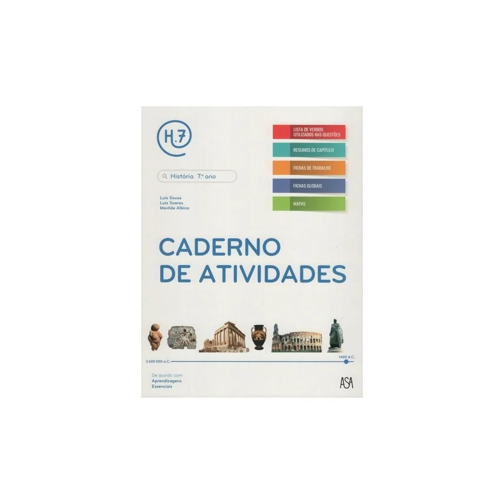 9789892349886 - H.7 História 7º Ano - Caderno de Atividades