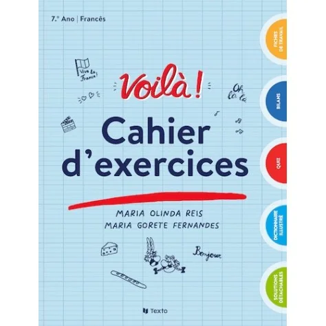 9789724755977 - Voilà! 7 - Francês 7º Ano - Caderno de Atividades