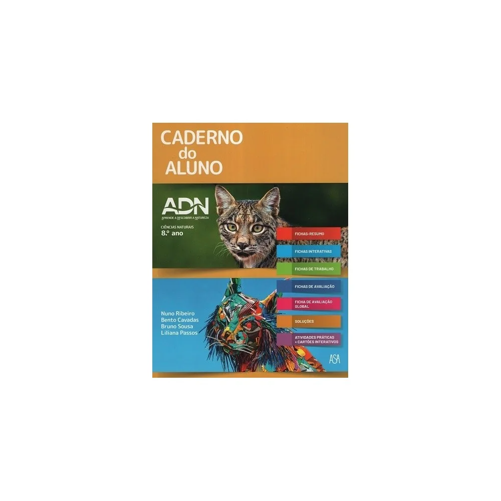 9789892352787 - ADN 8 - Ciências Naturais 8º ano - Caderno de Atividades