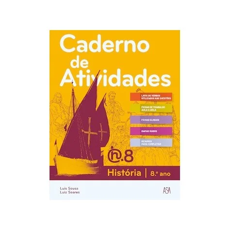 9789892352916 - H.8 - História 8.º ano - Caderno de Atividades