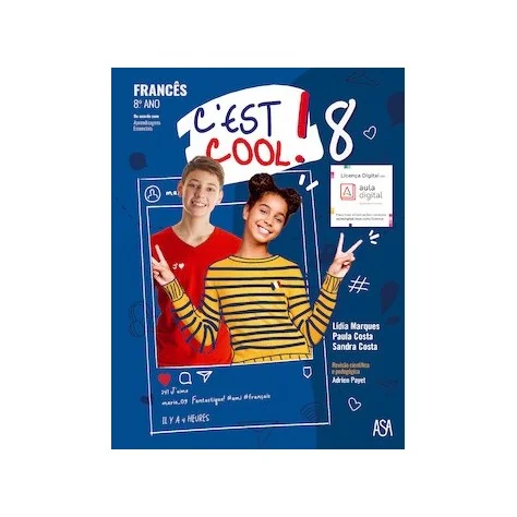 9789892352848 - C'est cool! 8 - Francês 8º ano - Manual do Aluno