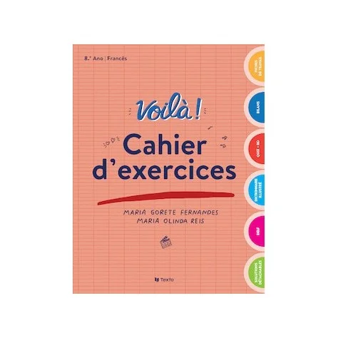 9789724756677 - Voilà! 8 - Francês 8º ano - Caderno de Atividades