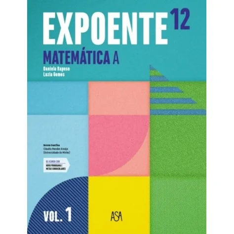 9789892338033 - Expoente - Matemática A 12º Ano - Manual do Aluno