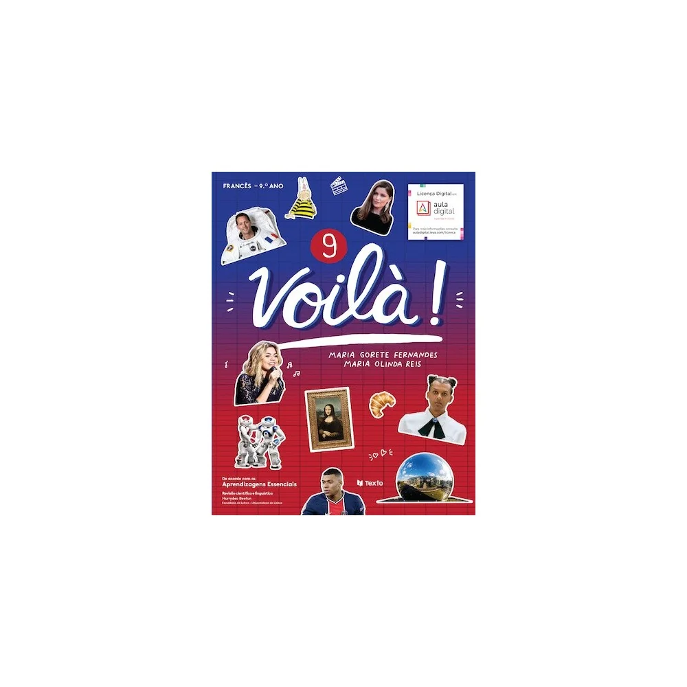 9789724757834 - Voilà! 9 - Francês - Manual do Aluno