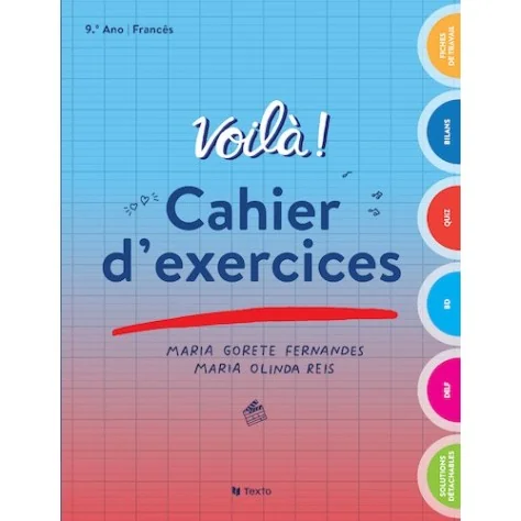 9789724757841 - Voilà! 9 - Francês - Caderno de Atividades