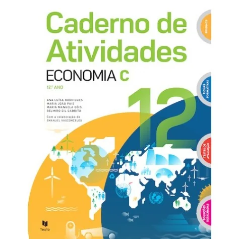 9789724758084 - Ecomomia 12 - Economia C - Caderno de Atividades