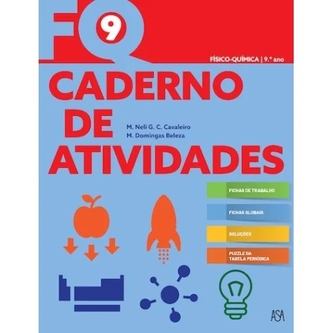 9789892356358 - FQ 9 - Físico-Química - Caderno de Atividades