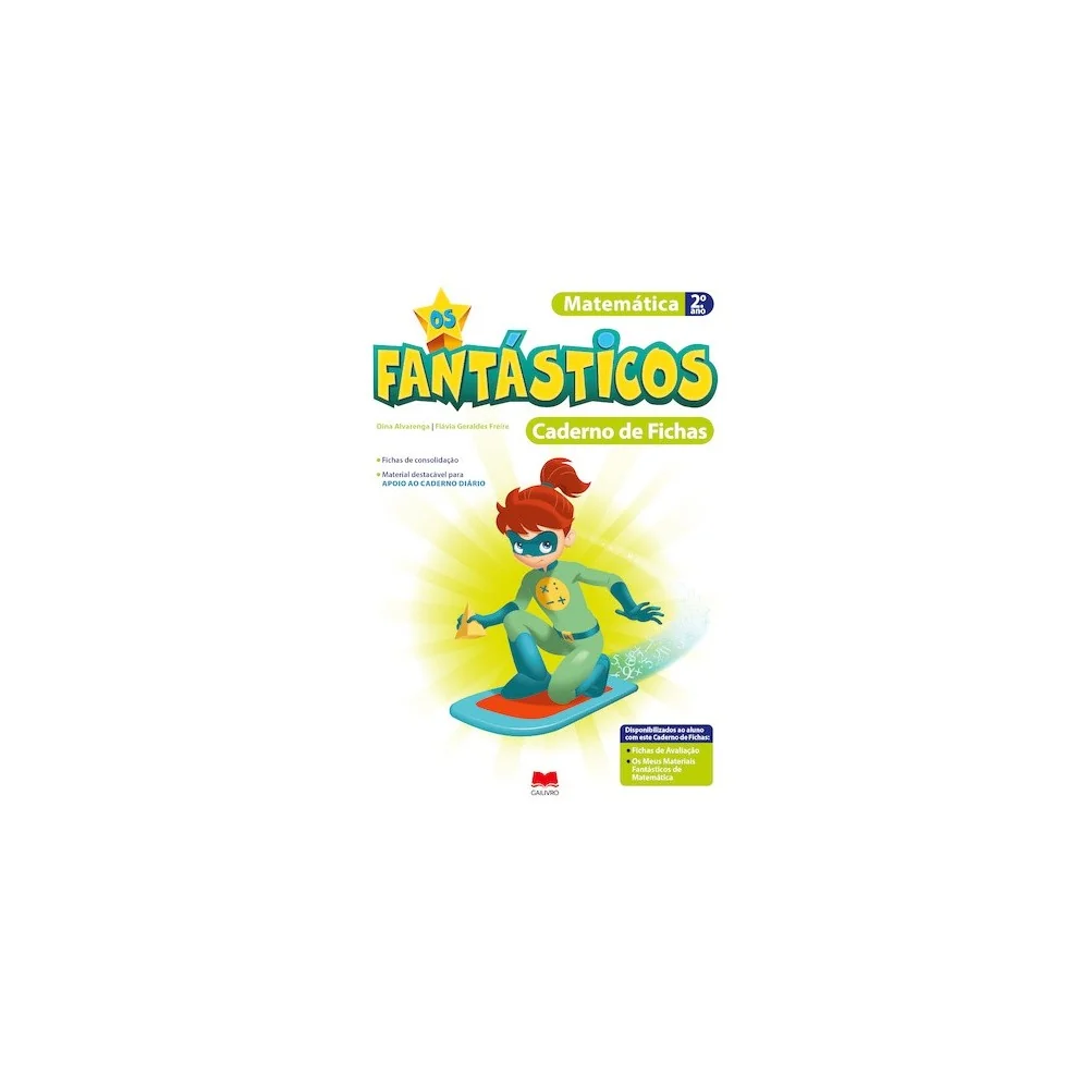 9789893202036 - Os Fantásticos! Matemática 2.º Ano - Caderno de Atividades