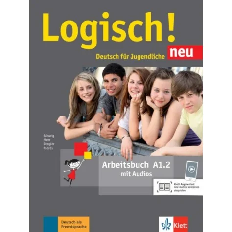 9783126052061 - Logisch! Neu A1.2 Arbeitsbuch - Alemão 8.º Ano - Caderno de Atividades