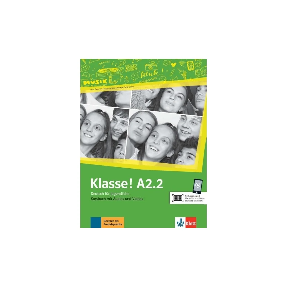 9783126071345 - Klasse! A2.2 Kursbuch - Alemão 10.º Ano - Manual do Aluno