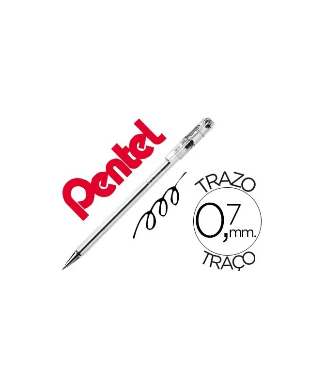 Esferográfica Pentel SuperB BK77 Preto