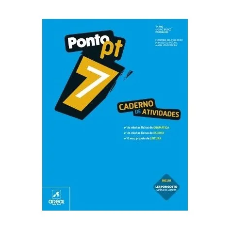 9789897675713 - Ponto.pt 7 - Português - 7.º Ano - Caderno de Atividades