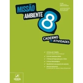 9789897677205 - Missão: Ambiente 8 - Ciências Naturais - 8.º Ano - Caderno de Atividades