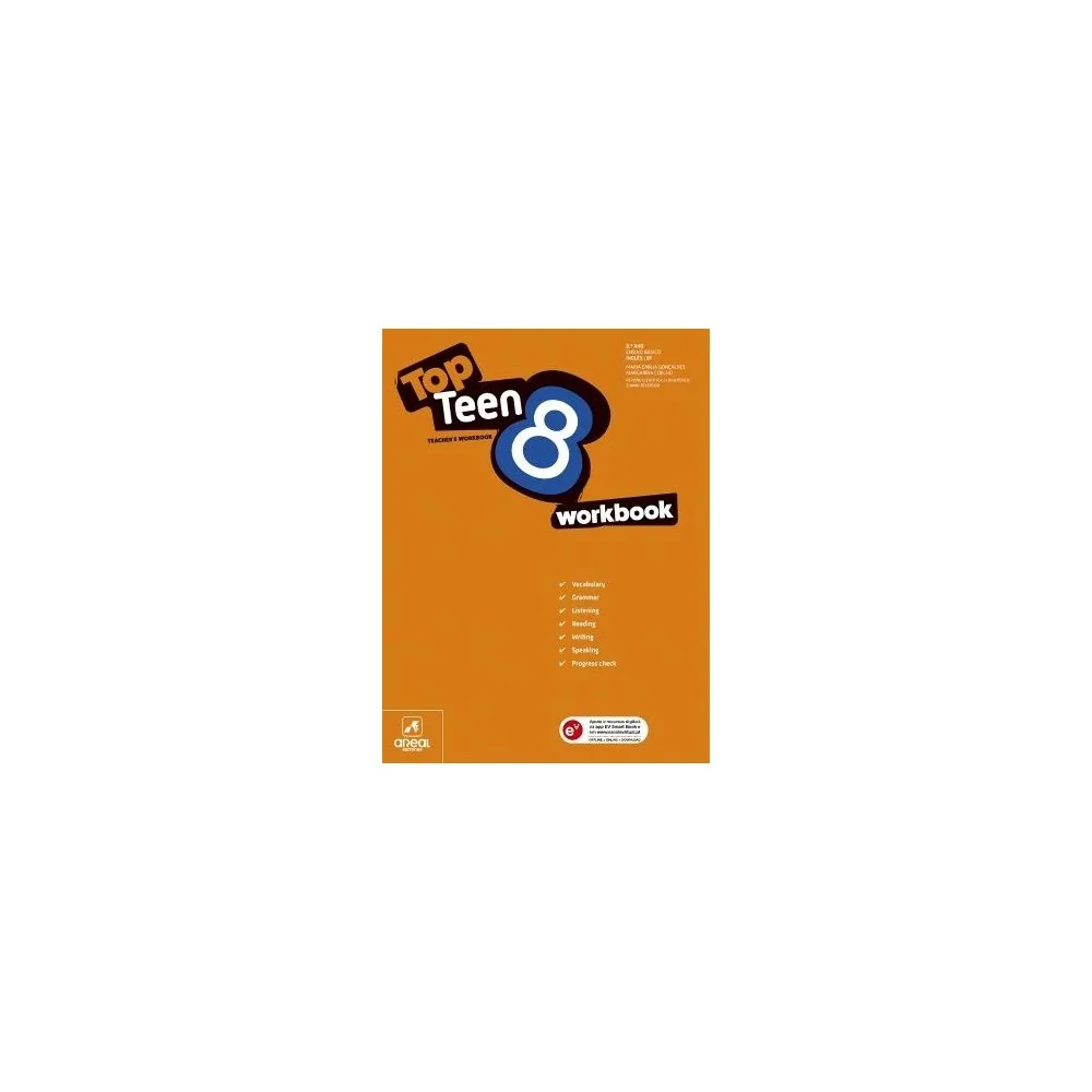 9789897677717 - Top Teen 8 - Workbook - Inglês - 8.º Ano - Caderno de Atividades