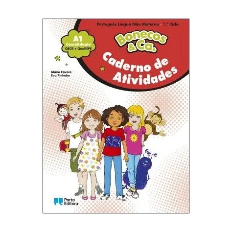 9789720110862 - Bonecos & Ca. - Nível A1 - PLNM - Consolidação - 3.º Ano - Caderno de Atividades