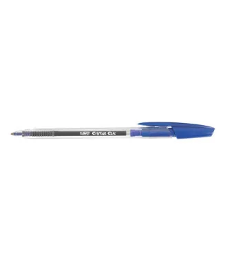 Esferográfica Retrátil BIC Cristal Clic Azul