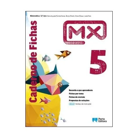 9789720205827 - MX - Matemática - Caderno de Fichas/Verbos de instrução - 5.º Ano - Caderno de Atividades