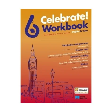 9789720202741 - Celebrate! - Inglês - 6.º Ano Workbook/Picture Dictionary - Caderno de Atividades