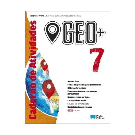 9789720320858 - GEO+ - Geografia - 7.º Ano - Caderno de Atividades