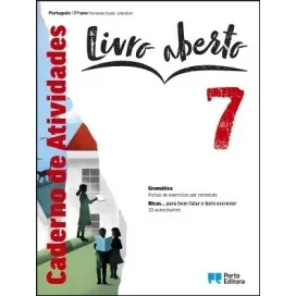 9789720317315 - Livro aberto - Português - 7.º Ano - Caderno de Atividades