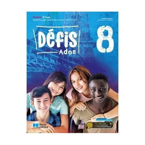 9789720318190 - Défis Ados - Francês - 8.º Ano - Manual do Aluno