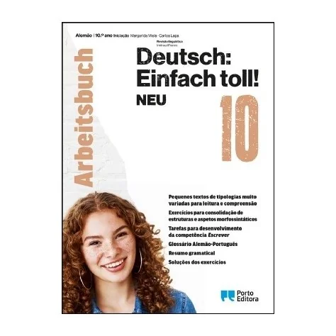 9789720406651 - Deutsch: Einfach Toll! NEU - Alemão - Iniciação - 10.º ano - Arbeitsbuch - Caderno de Atividades