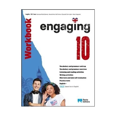 9789720404091 - Engaging - Inglês - 10.º ano - Workbook - Caderno de Atividades