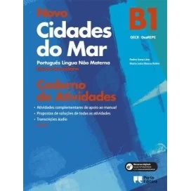 9789720402134 - Novo Cidades do Mar - Nível B1 - Ensino Secundário - Português Língua Não Materna - Caderno de Atividades